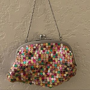 Old Navy Sequin Multicolored Purse -Vintage